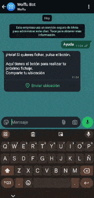 GIF con localización activa