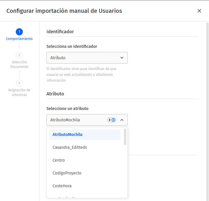 Importador - Identificador de atributo